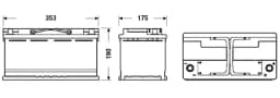 Käivitusaku EXIDE EK960