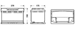 Käivitusaku EXIDE EA770