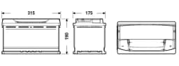Käivitusaku EXIDE EA900