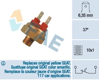 Temperatuurilülitus, stardiautomaatika FAE 35420