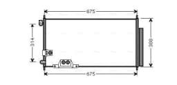 Kondensaator, kliimaseade AVA Clever Choice HDA5239D