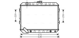 Radiaator, mootorijahutus AVA Clever Choice MTA2089