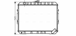 Radiaator, mootorijahutus AVA Clever Choice MT2187