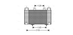 Kompressoriõhu radiaator AVA Clever Choice MZA4250