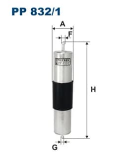 Kütusefilter FILTRON PP 832/1