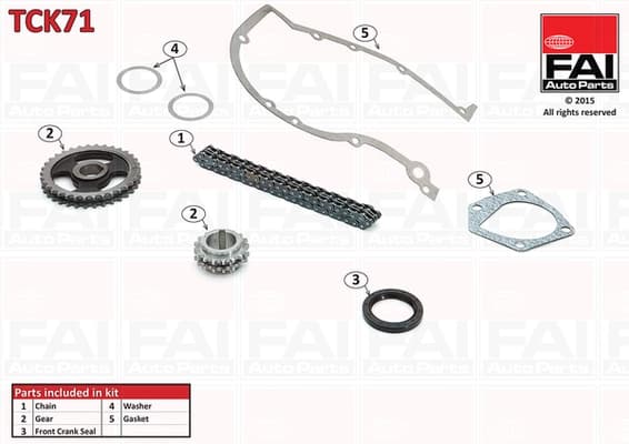Mootori keti komplekt FAI AutoParts TCK71