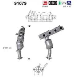Katalüsaator AS 91079