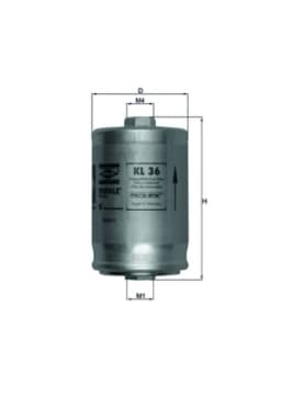 Kütusefilter MAHLE KL 36