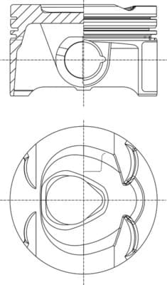 Kolvid MAHLE 013 PI 00149 000
