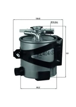 Kütusefilter MAHLE KLH 44/22