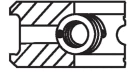 Kolvirõngakomplekt MAHLE 040 18 N0