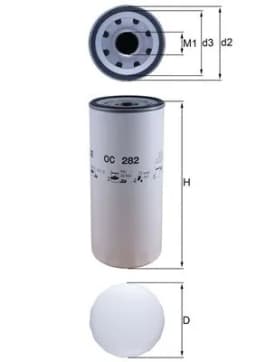 Õlifilter MAHLE OC 282