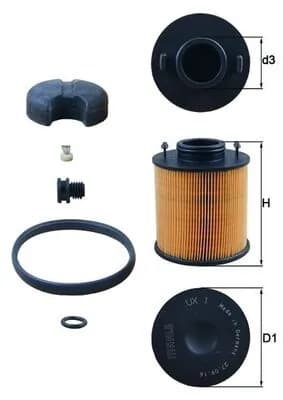 AdBlue filter MAHLE UX 1D