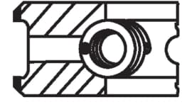 Kolvirõngakomplekt MAHLE 037 RS 00148 0N0