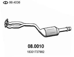 Katalüsaator ASSO 08.0010