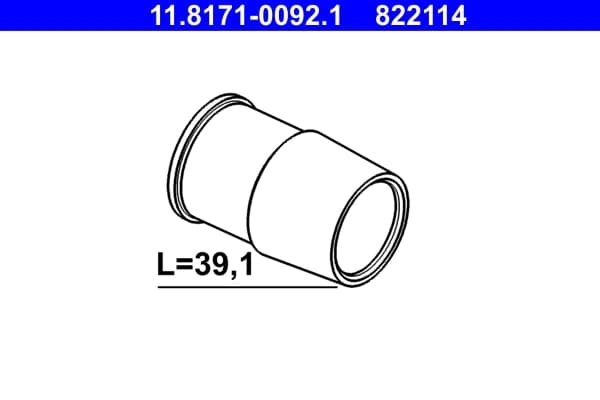 Juhthülss, pidurisadul ATE 11.8171-0092.1