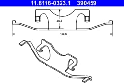 Vedru, Pidurisadul ATE 11.8116-0323.1