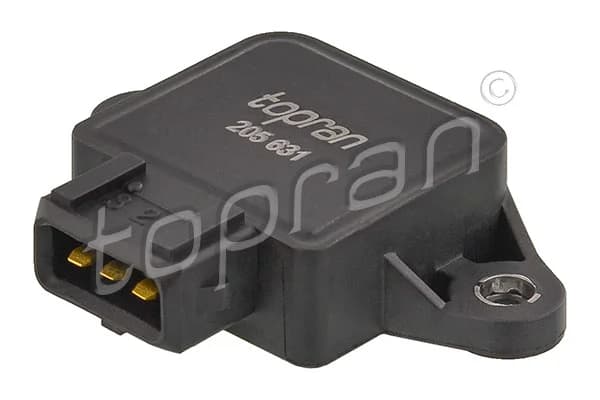 Andur, drosselklapiasend TOPRAN 205 631