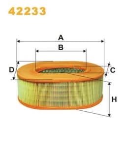 Õhufilter WIX FILTERS 42233
