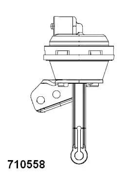 Surveklapp, heitgaaside tagasijooks BorgWarner 710558