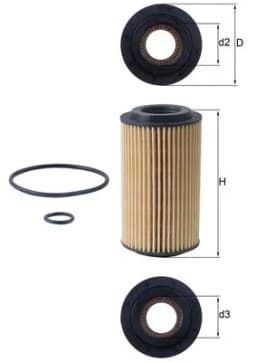 Õlifilter KNECHT OX 153D4