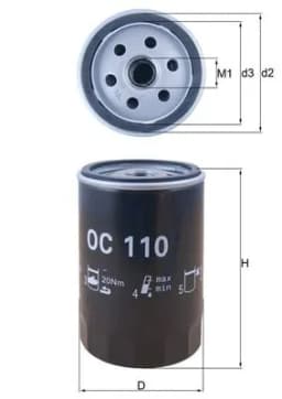 Õlifilter KNECHT OC 110