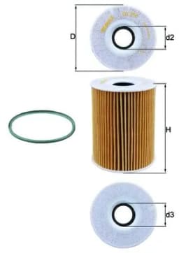 Õlifilter KNECHT OX 254D4