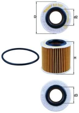 Õlifilter KNECHT OX 360D