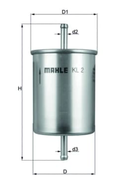 Kütusefilter KNECHT KL 2