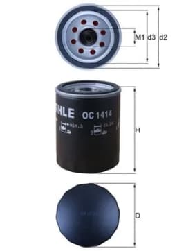 Õlifilter KNECHT OC 1414