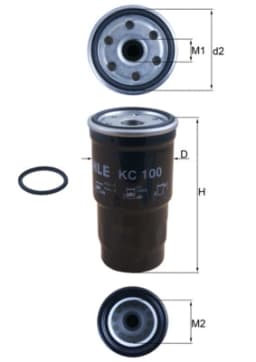 Kütusefilter KNECHT KC 100D