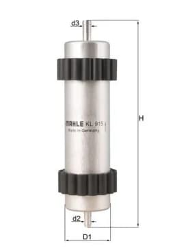 Kütusefilter KNECHT KL 915