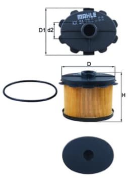 Kütusefilter KNECHT KX 84D