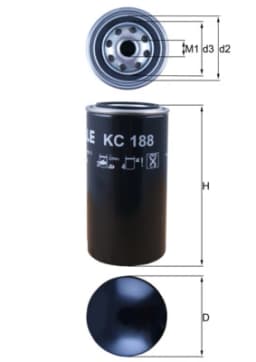 Kütusefilter KNECHT KC 188