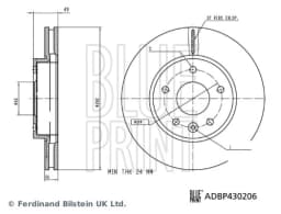 Piduriketas BLUE PRINT ADBP430206