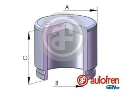 Kolvid, pidurisadul AUTOFREN SEINSA D025123