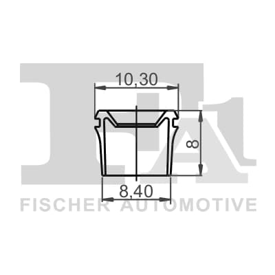 Stopper, ehis-/kaitseliist FA1 33-60002.5