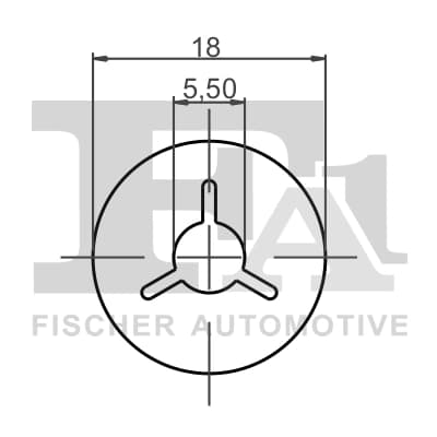 Stopper, ehis-/kaitseliist FA1 11-40132.5