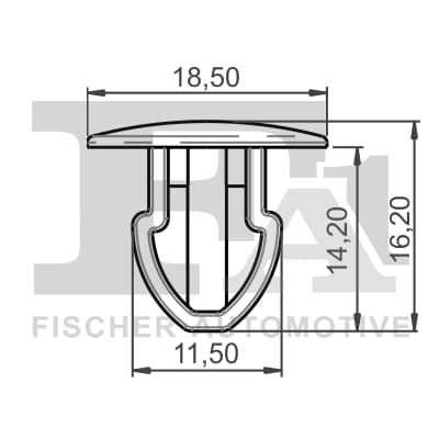 Stopper, ehis-/kaitseliist FA1 11-10008.5