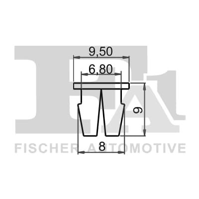 Stopper, ehis-/kaitseliist FA1 33-60001.5