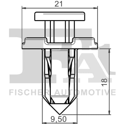 Stopper, põrkeraud FA1 72-20002.5