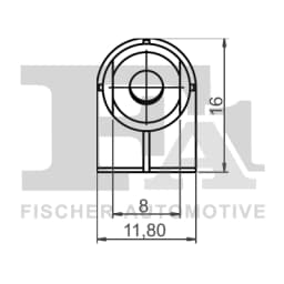 Stopper, ehis-/kaitseliist FA1 10-60017.5