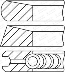 Kolvirõngakomplekt GOETZE ENGINE 08-448600-00