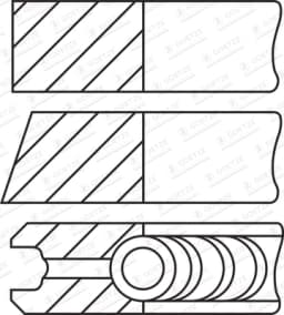 Kolvirõngakomplekt GOETZE ENGINE 08-451300-00