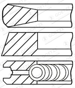 Kolvirõngakomplekt GOETZE ENGINE 08-135300-00