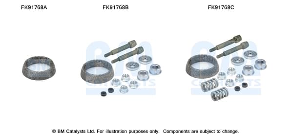 Montaažikomplekt, katalüsaator BM CATALYSTS FK91768