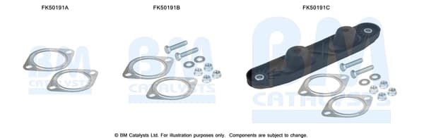 Montaažikomplekt, heitgaasitoru BM CATALYSTS FK50191