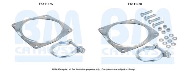 Montaažikomplekt, tahma-/partiklifilter BM CATALYSTS FK11137