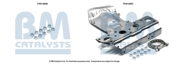 Montaažikomplekt, katalüsaator BM CATALYSTS FK91480