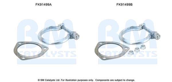 Montaažikomplekt, katalüsaator BM CATALYSTS FK91499